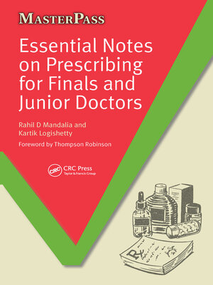 cover image of Essential Notes on Prescribing for Finals and Junior Doctors